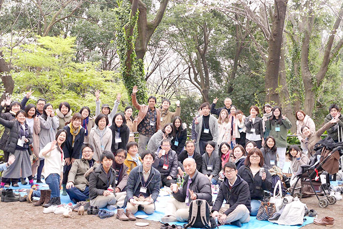 2016年のお花見の様子