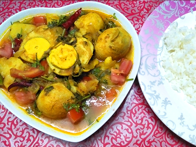 数あるカレーのなかでも、やっぱり「たまごカレー」!