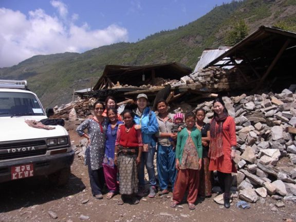 ネパール被災地の今