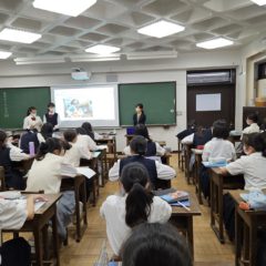 普連土学園講演