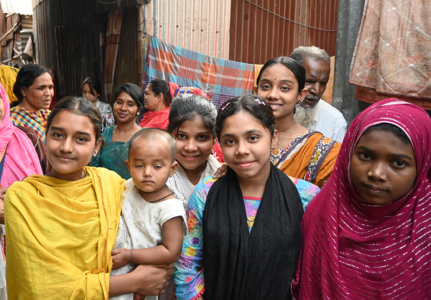 シャプラニールが支援する家事使用人の少女たち